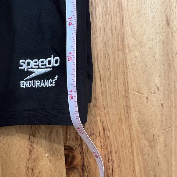 Speedo Endurance+ Jammer Swim Shorts Mens Size 32 Black Competitive Swim Trunks - Picture 8 of 8